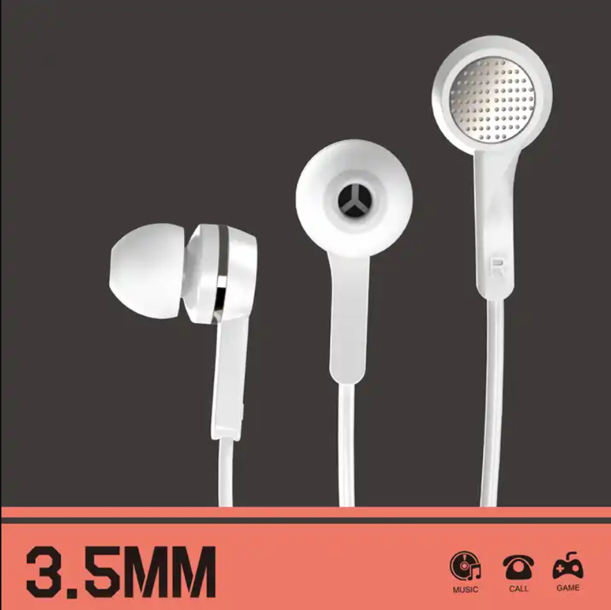 MOXOM 3.5mm Super Bass Fashion Earphone Wired Handsfree Earphone For Sports