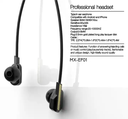 Hifi Stereo sound Earphone Wire Headphone MOXOM Original Headphone 3.5mm Bass Earphones