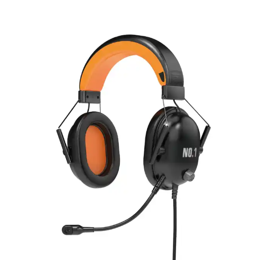 MOXOM NO.1 Gaming Headset LED 3D Surround Sound and Deep Bass Headphone with Microphone Personalized Design for Game