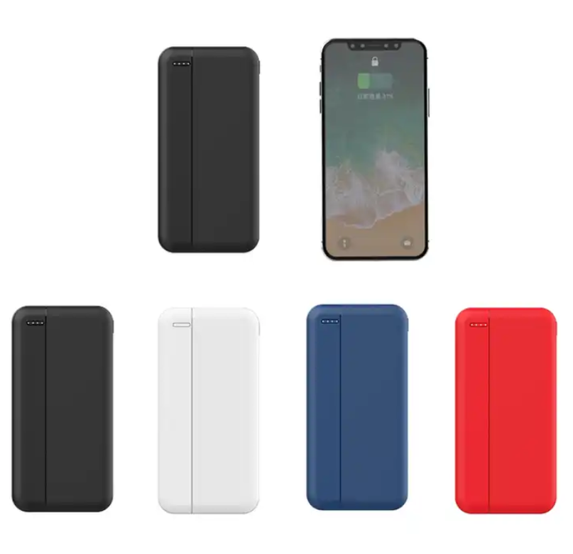 High Capacity Portable Power Bank 10000mAh External Mobile Battery Charger Li-Polymer Power Bank