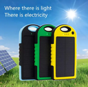 Outdoor camping Solaire powerbank 5000mah mobile portable Power Bank sunshine solar phone charger