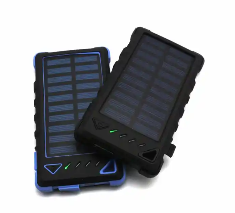 Solar Power bank 10000mah , Solar Power Bank Chargers USB Slim ,  Small Mini Solar Power Bank 10000mah