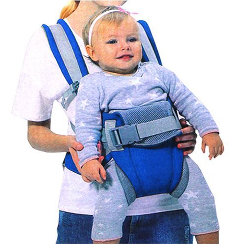 New Comfortable Baby Carrier With a Hood - Navy Blue