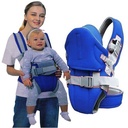 New Comfortable Baby Carrier With a Hood - Navy Blue