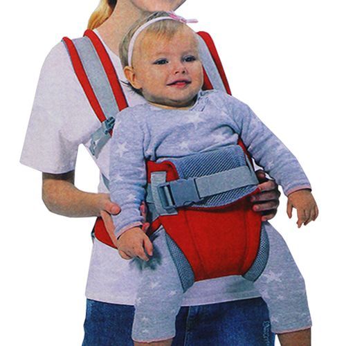 New Comfortable Baby Carrier With a Hood - RED