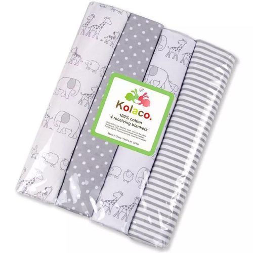 Baby 6Pcs/Pack 100% Cotton Baby Receiving Bedsheets