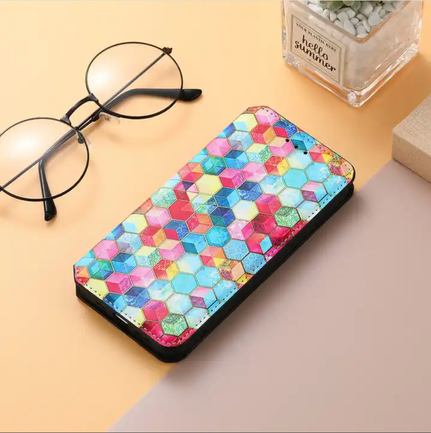 Phone case flip magnetic multi-function back cover cases leather TPU protection case for Samsung a52 for Samsung S21