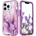 Marble Electroplating Protective Case 3 in 1 mobile phone case ,  for iPhone14 13 pro max 12