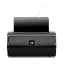 V6 Portable Bluetooth Speaker- Black