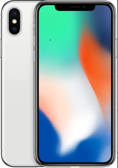 Apple IPhone X (3GB RAM, 64GB ROM) 12MP Camera - Silver/ White