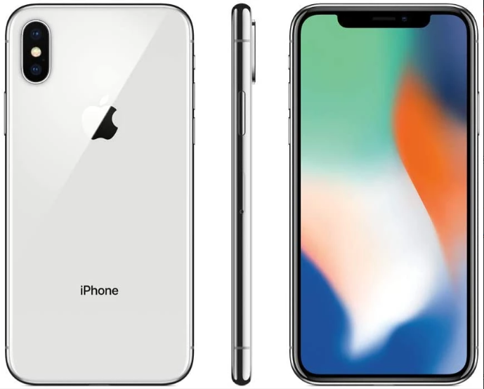 Apple IPhone X (3GB RAM, 64GB ROM) 12MP Camera - Silver/ White