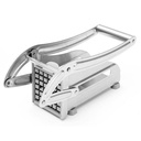 Stainless 2 Blades Potato Chipper Slicer Chip Cutter Chopper - Silver