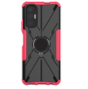 Tecno Pova 3 Armor Bear Shockproof PC + TPU Phone Case with Ring Holder