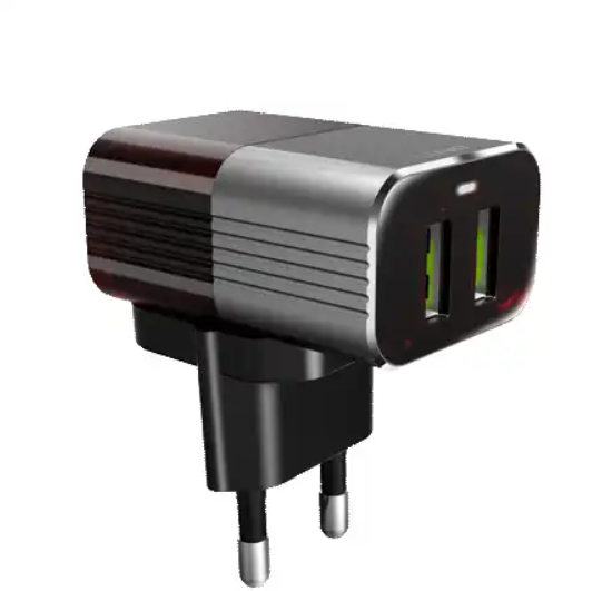 LDNIO A2206 Auto-ID UK/Euro/US plug 2USB Ports Charging dual Port Mobile Charger USB Wall Charger