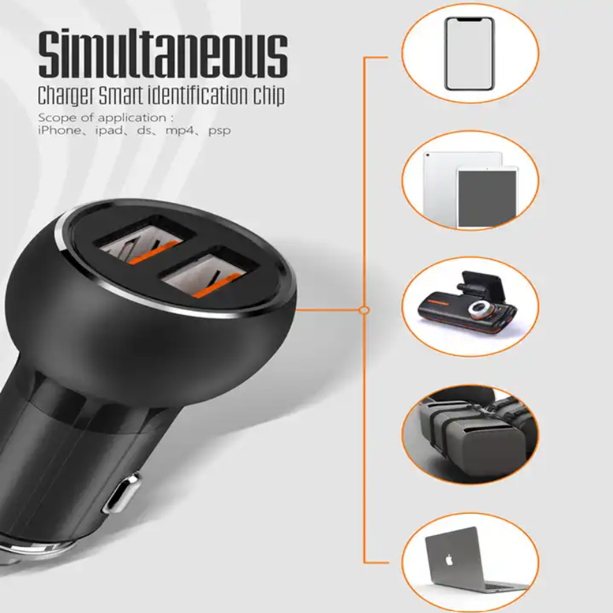 LDNIO C503Q 2 USB Quick Charging QC 3.0 in Car Charger