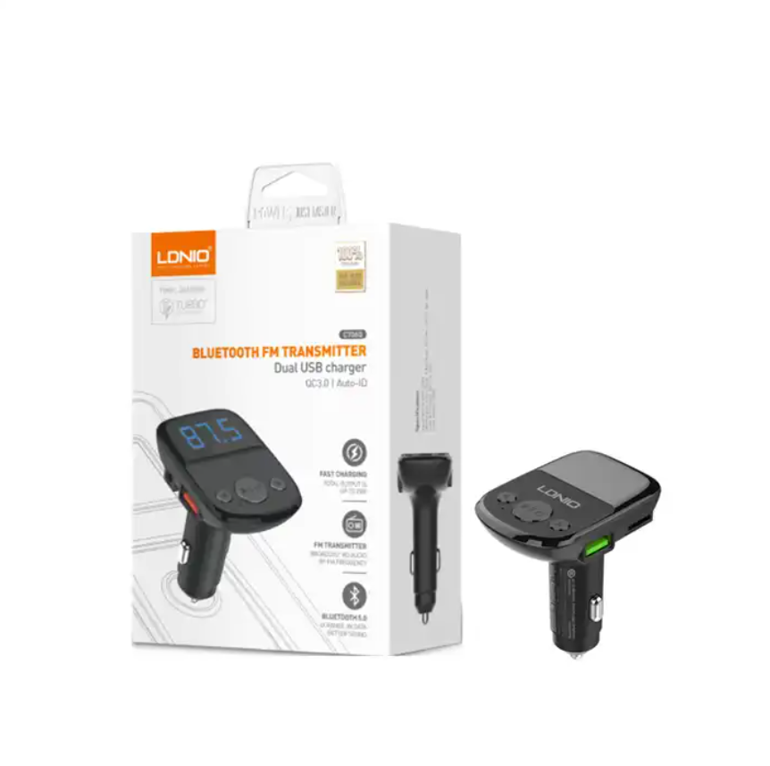 LDNIO C706Q 30W Car charger PD + QC4.0 fast charge suitable all phone