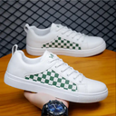 Men PU White Trendy Casual Shoes