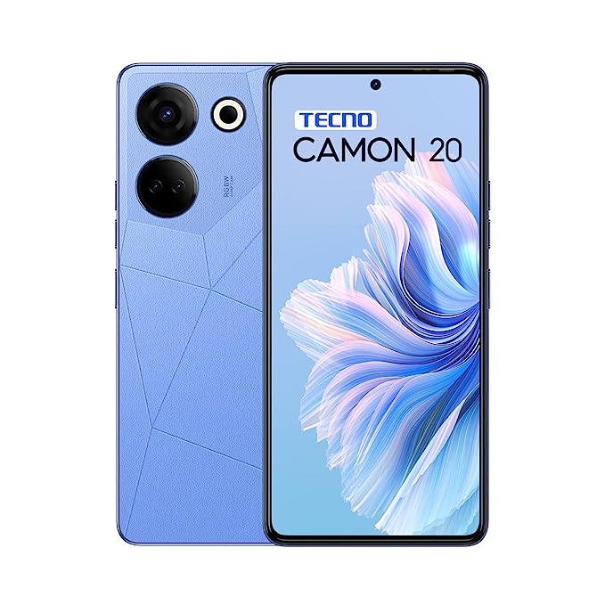 TECNO CAMON 20 256GB STORAGE / 8+8GB RAM / 6.67" SCREEN / 5000mAh BATTERY / REAR CAMERA 64MP / FRONT CAMERA / 4G NETWORK