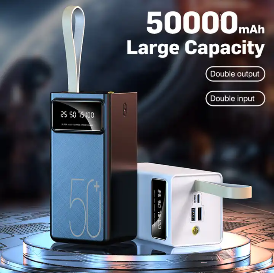 50000Mah Powerbank Power Bank 50000 Mah Four Port 12v output Digital