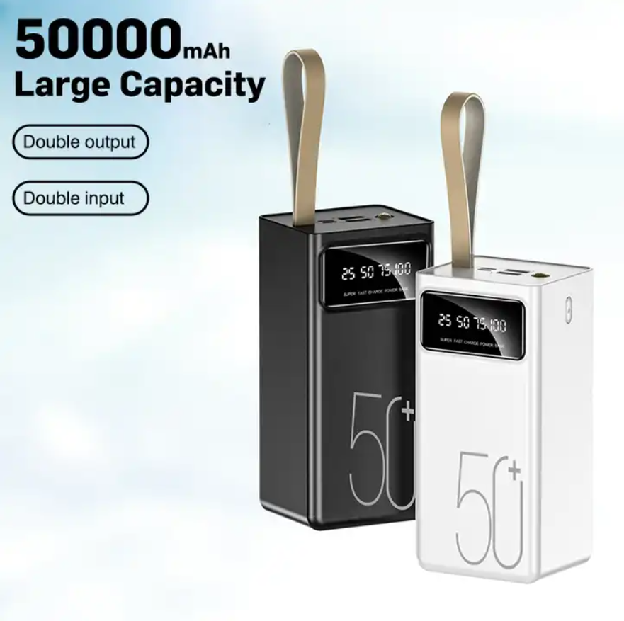 50000Mah Powerbank Power Bank 50000 Mah Four Port 12v output Digital