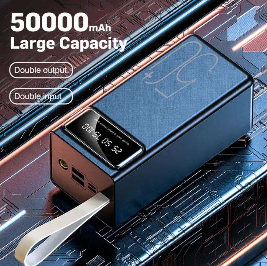 50000Mah Powerbank Power Bank 50000 Mah Four Port 12v output Digital