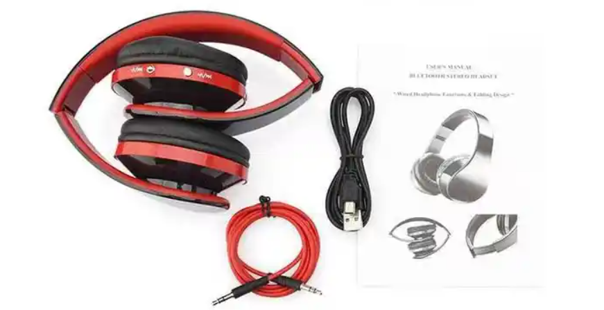 OEM wireless headphone Noise cancelling earphone Foldable Headset With Microphone Volume Control