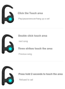 Sports Wireless Headphones with Mic IPX5 Waterproof Ear Hooks TWS Earphones HiFi Stereo Music Earbuds for Phone