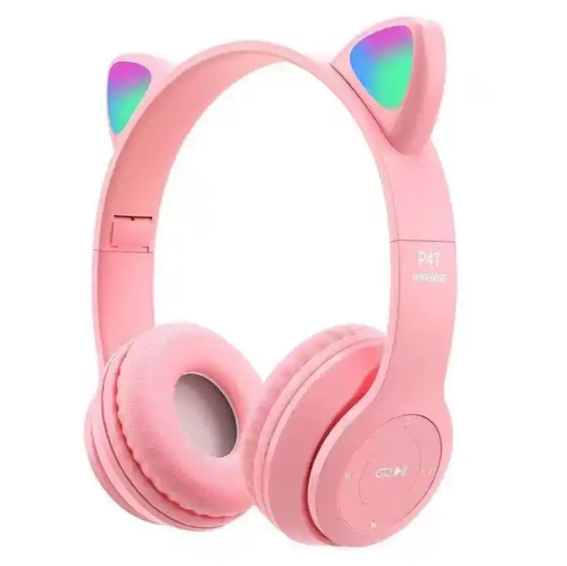 Popular Cat Headset Gamer,  Wireless P47M Cute Headsets