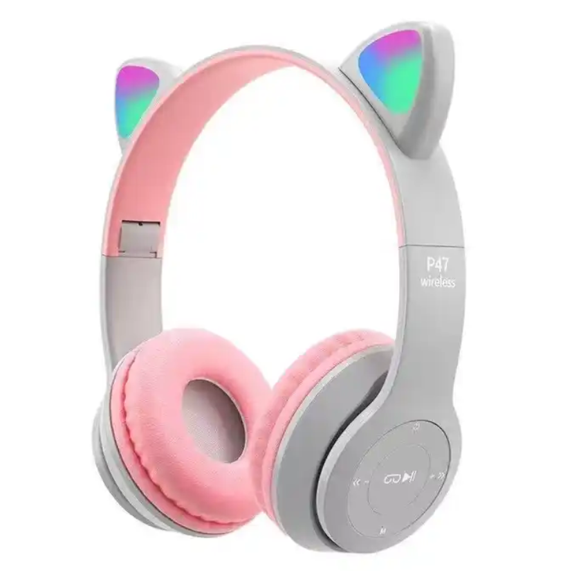 Popular Cat Headset Gamer,  Wireless P47M Cute Headsets