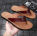 Men Sandals Leather Flip-flops Outdoor  Slippers