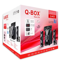 Q-BOX Q-403 New 3.1 ch home theater speaker 1000 handbag speaker sound amplifier device