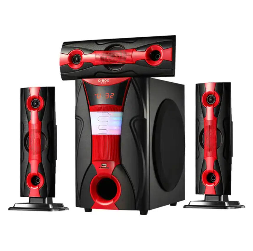 Q-BOX Q-Q3L New hot sale strong bass 3.1 Home Theatre sound System speaker Africa Hifi speaker