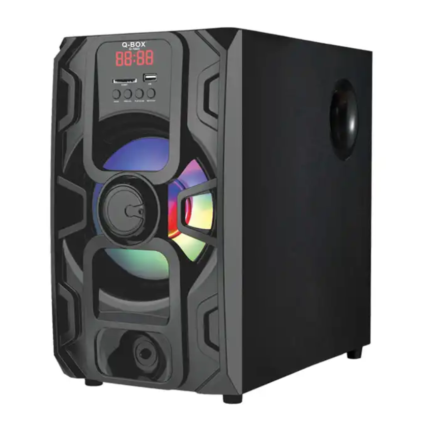 Q-BOX Q-1803 New Theatre ,  Stereo Acoustic Subwoofers 3.1 Channels Multimedia Bluetooth Speaker For Home Theatre System