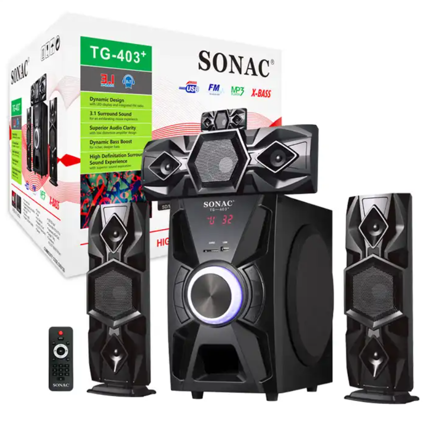 SONAC TG-403+ New hometheatre home theatre sound gaming speaker wireless 30w portable speaker