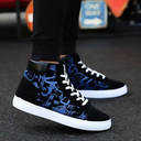 Printed High-Top Men Casual Shoes