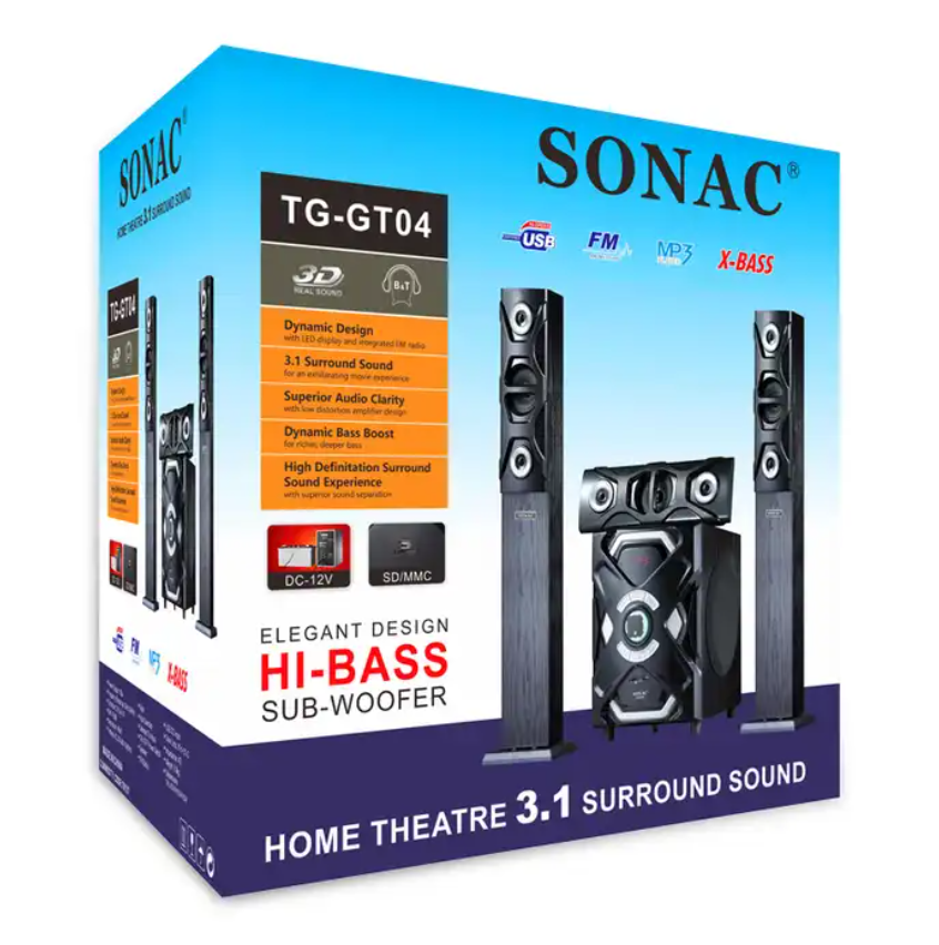 SONAC TG-GT04 , Woofer TV Sound Bar