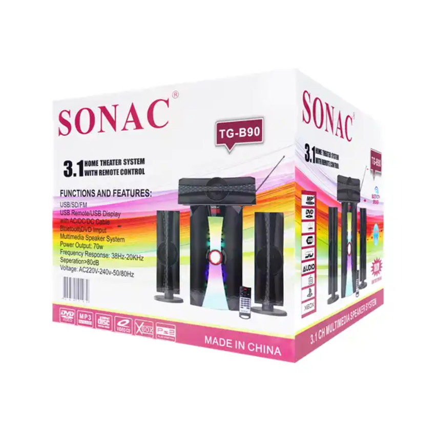 SONAC TG-B90 New 8 inch speaker cabinet mini speaker box sound