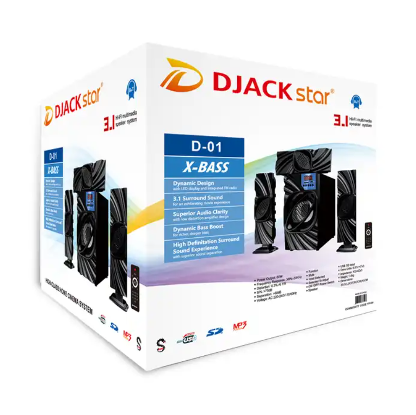 DJACK STAR D-01 New woofer subwoofer sound system professional wireless speakers