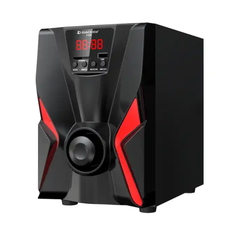 DJACK STAR D-A20 Subwoofers Home DJ woofer BT FM Radio USB HI FI BASS Home Theatre System 2.1 Speaker