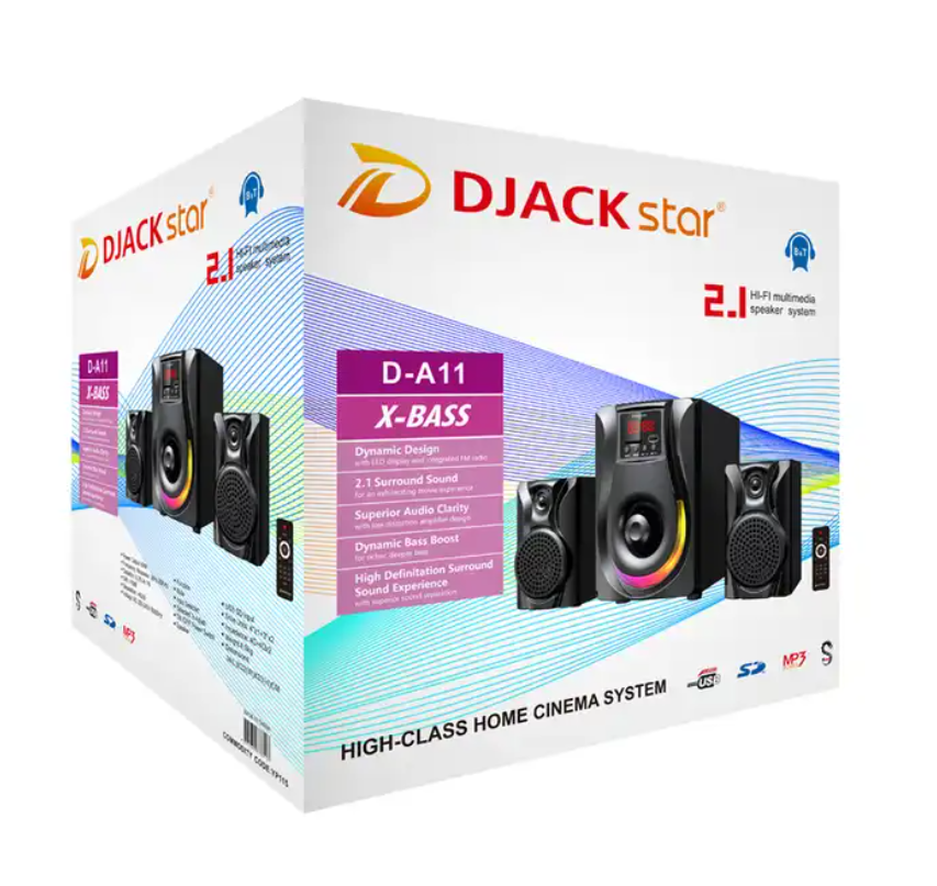 DJACK STAR D-A11 2.1 New sbuwoofer party bass wireless Karaoke outdoor trolley outdoor portable mini Speakers