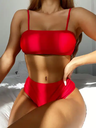 Brazilian Micro Thong Bikini Set Women Long Sleeve Mesh Cover Up Swimwear