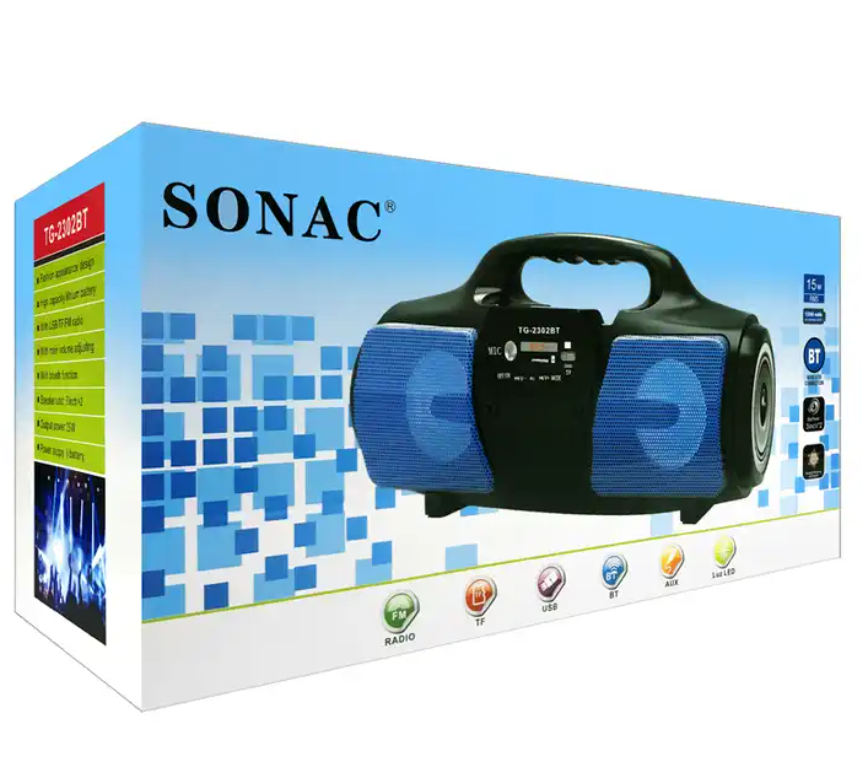 SONAC TG-2302BT New line array speakers 1000wat 6.5 coaxial speaker audio sound card blasterx G6