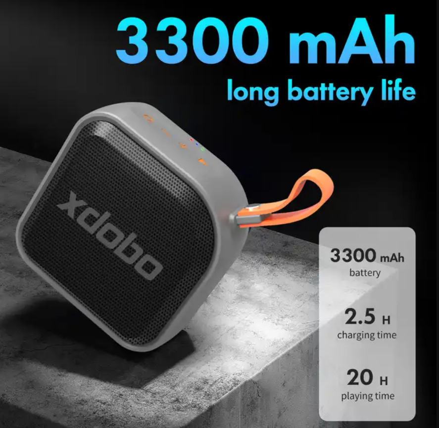 Xdobo 15W best mini portable blue tooth speaker music player IPX7 waterproof wireless speaker for biking