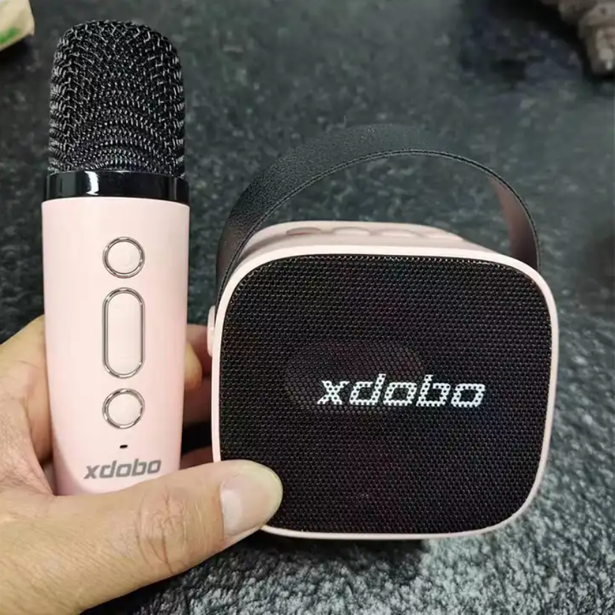 XDOBO Mini Kids Karaoke Speaker , with handle set wireless karaoke kits