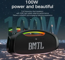 Xdobo BMTL 100W big power blue tooth speaker IPX6 Waterproof wireless speaker with LED light party portable TWS speaker