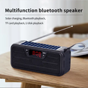 Xdobo New Model Solar energy Speaker with Flashlight FM Radio TWS Dual Function BT Speaker