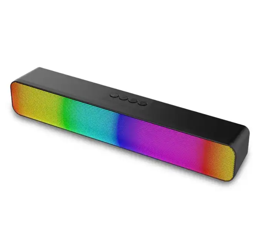 Museeq wholesale Portable speaker wireless bluetooth Soundbar Wireless Surround Sound system Mini RGB Light Sound Bar Speakers