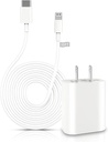 IPhone 20W USB-C Fast Charging Power Adapter With Cable - White