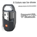 TF/FM RADIO/Aux in/built-in 1200Mah Mobile Phone Outdoor 3 Inch USB Portable Bluetooth Speaker