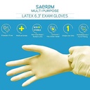 Latex Gloves Powdered Examination Gloves - 100pcs